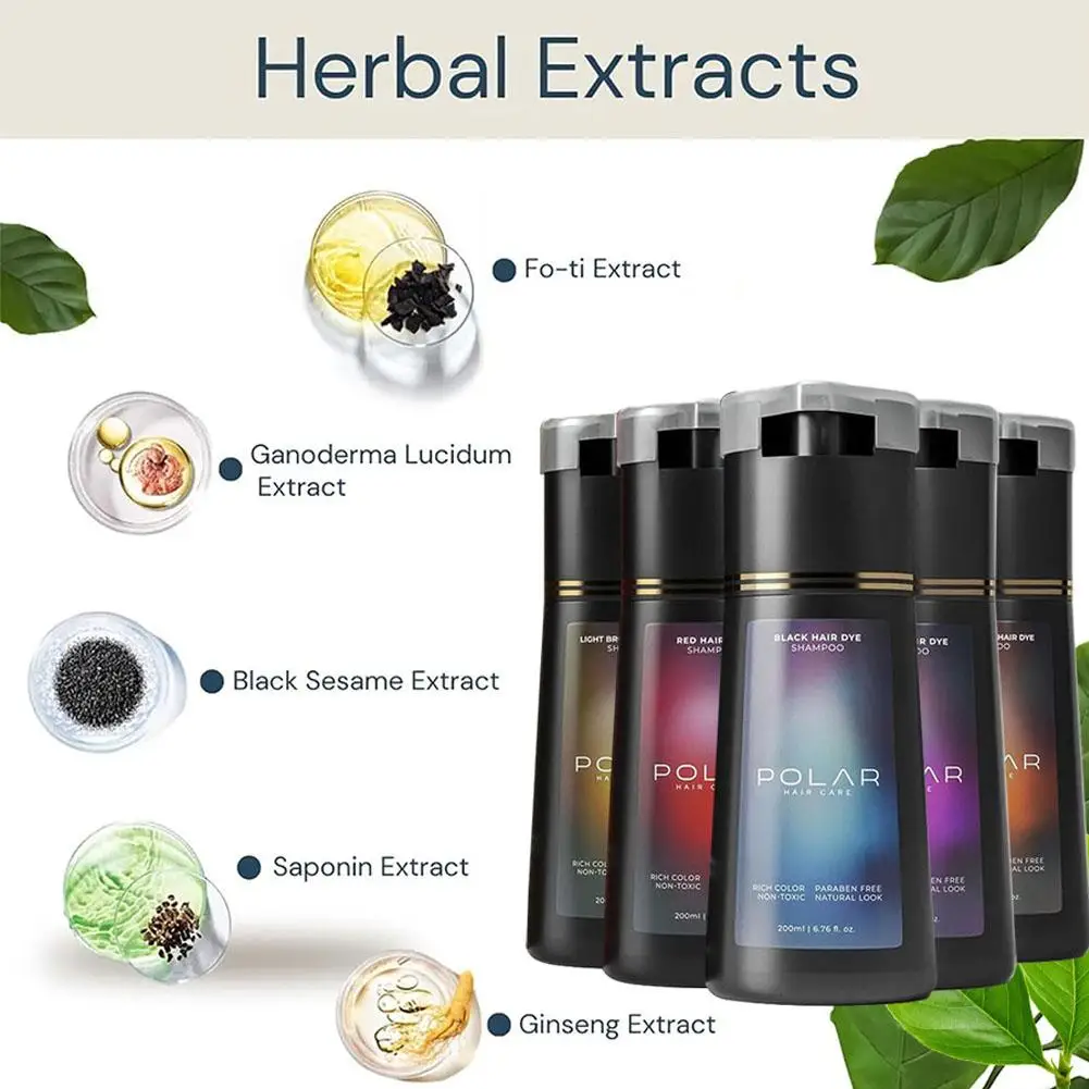 200ml Hair Dye Shampoo, Fast C - đánh giá và giá Hair Care Natural Ingredients